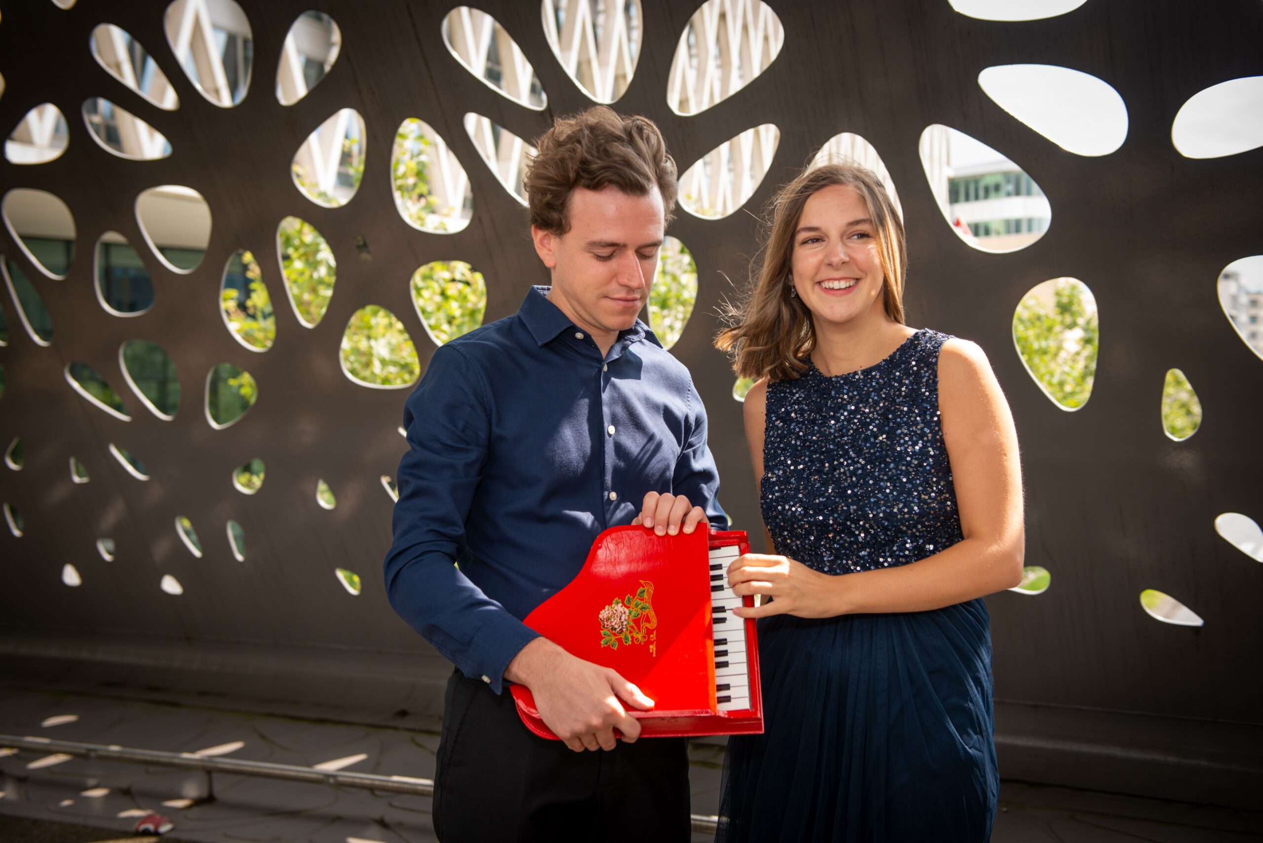 Asja Rizvic en Matthias Nauwelaerts spelen in duo